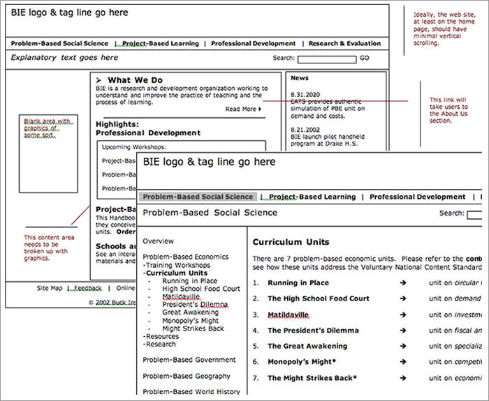 wireframes